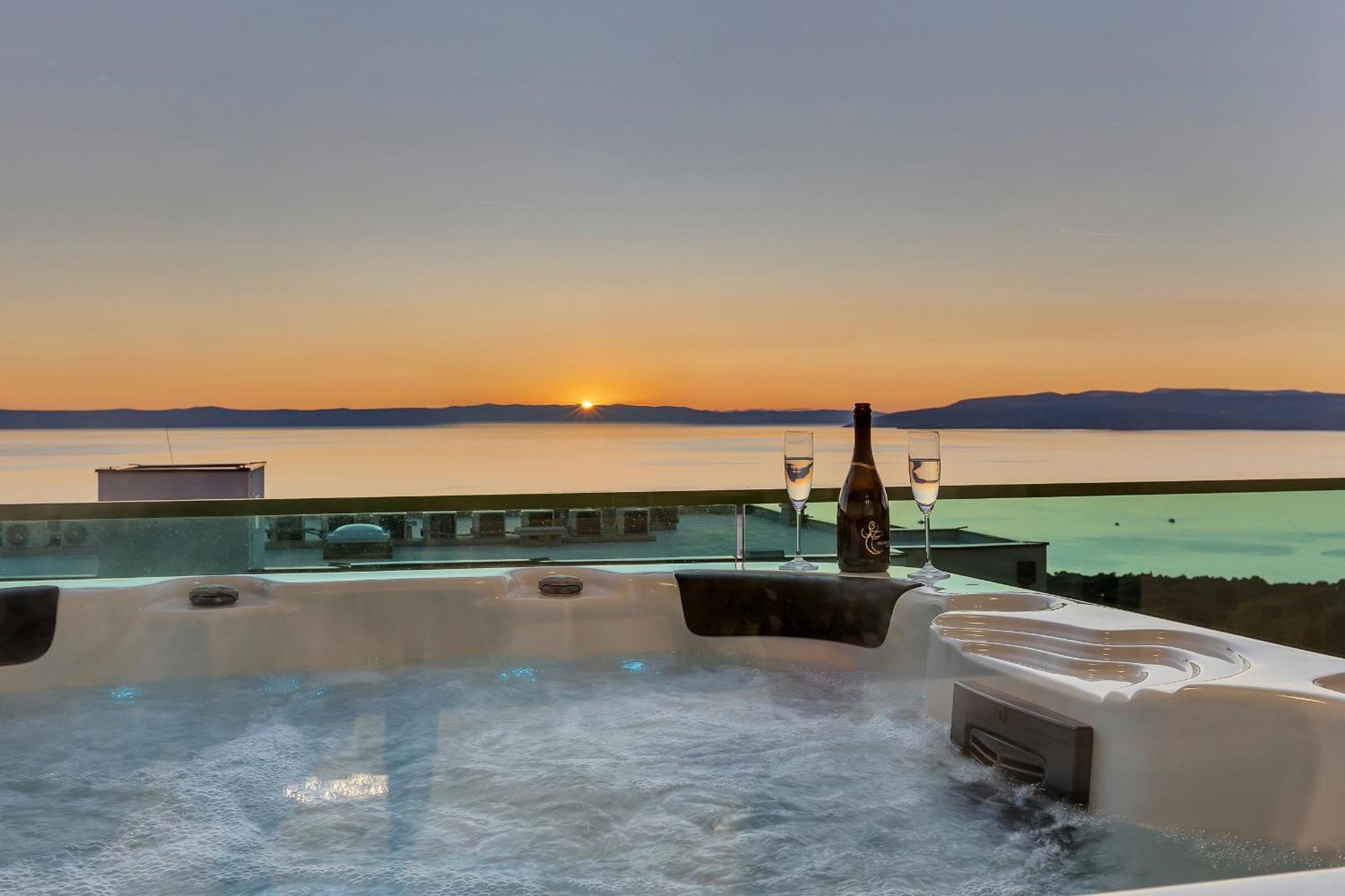 Exclusive Penthouse Big Blue With Private Jacuzzi Διαμέρισμα Μακάρσκα Εξωτερικό φωτογραφία