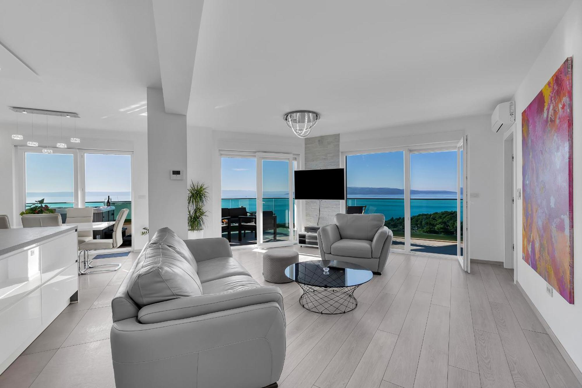 Exclusive Penthouse Big Blue With Private Jacuzzi Διαμέρισμα Μακάρσκα Εξωτερικό φωτογραφία