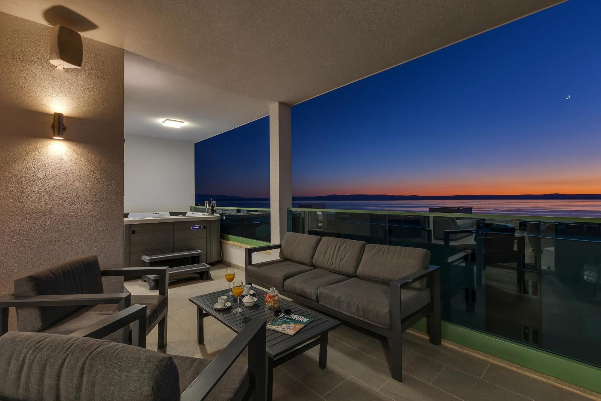 Exclusive Penthouse Big Blue With Private Jacuzzi Διαμέρισμα Μακάρσκα Εξωτερικό φωτογραφία