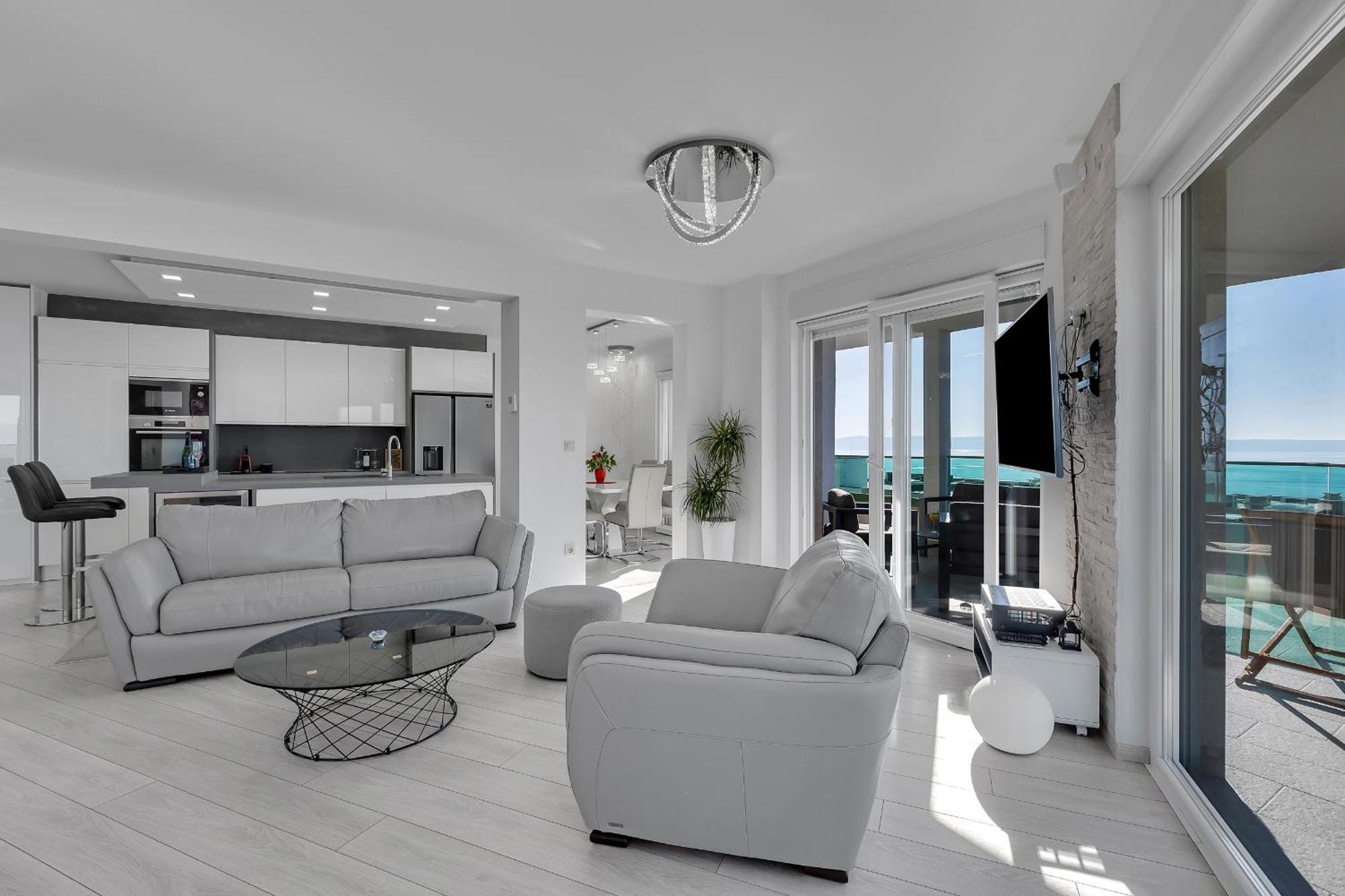 Exclusive Penthouse Big Blue With Private Jacuzzi Διαμέρισμα Μακάρσκα Εξωτερικό φωτογραφία