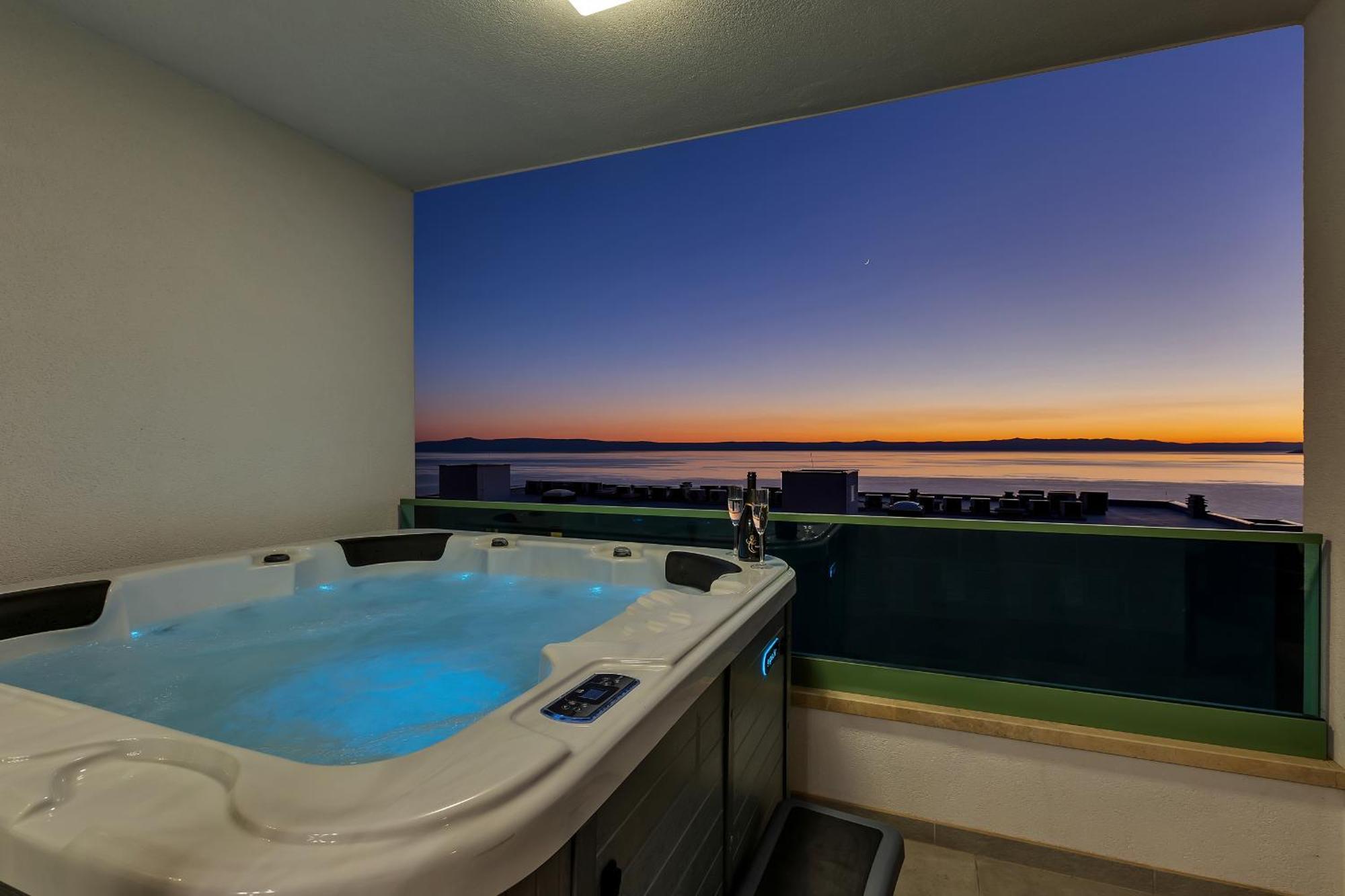 Exclusive Penthouse Big Blue With Private Jacuzzi Διαμέρισμα Μακάρσκα Εξωτερικό φωτογραφία