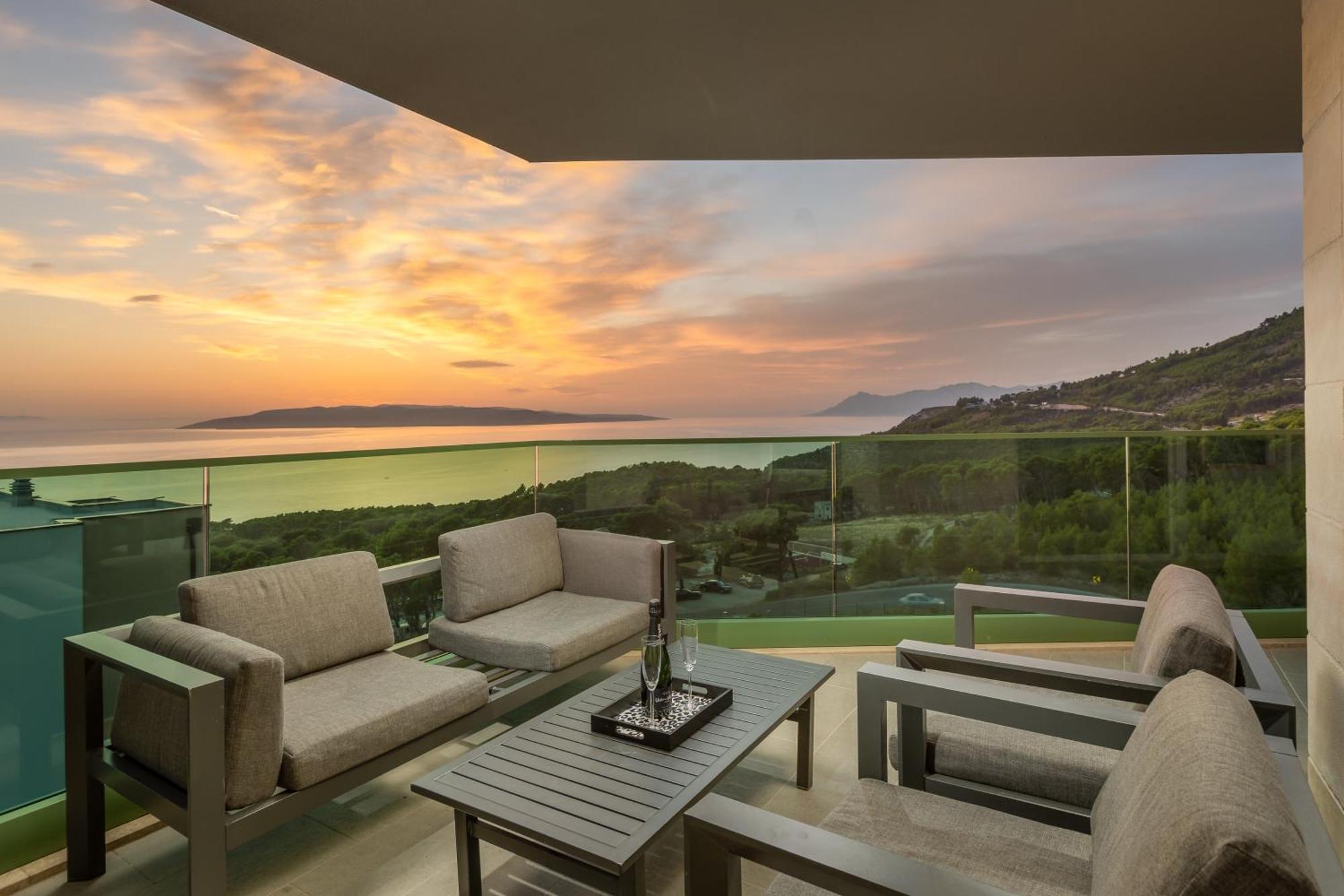 Exclusive Penthouse Big Blue With Private Jacuzzi Διαμέρισμα Μακάρσκα Εξωτερικό φωτογραφία